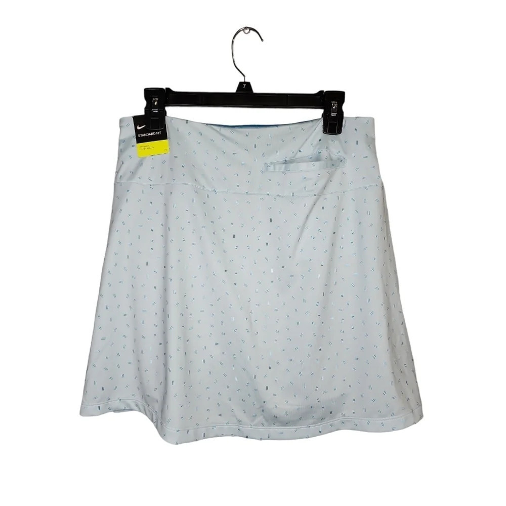 NWT Nike Golf Skirt Skort Size Medium Women's Dri-Fit UV Victory Printed Blue - Picture 2 of 13